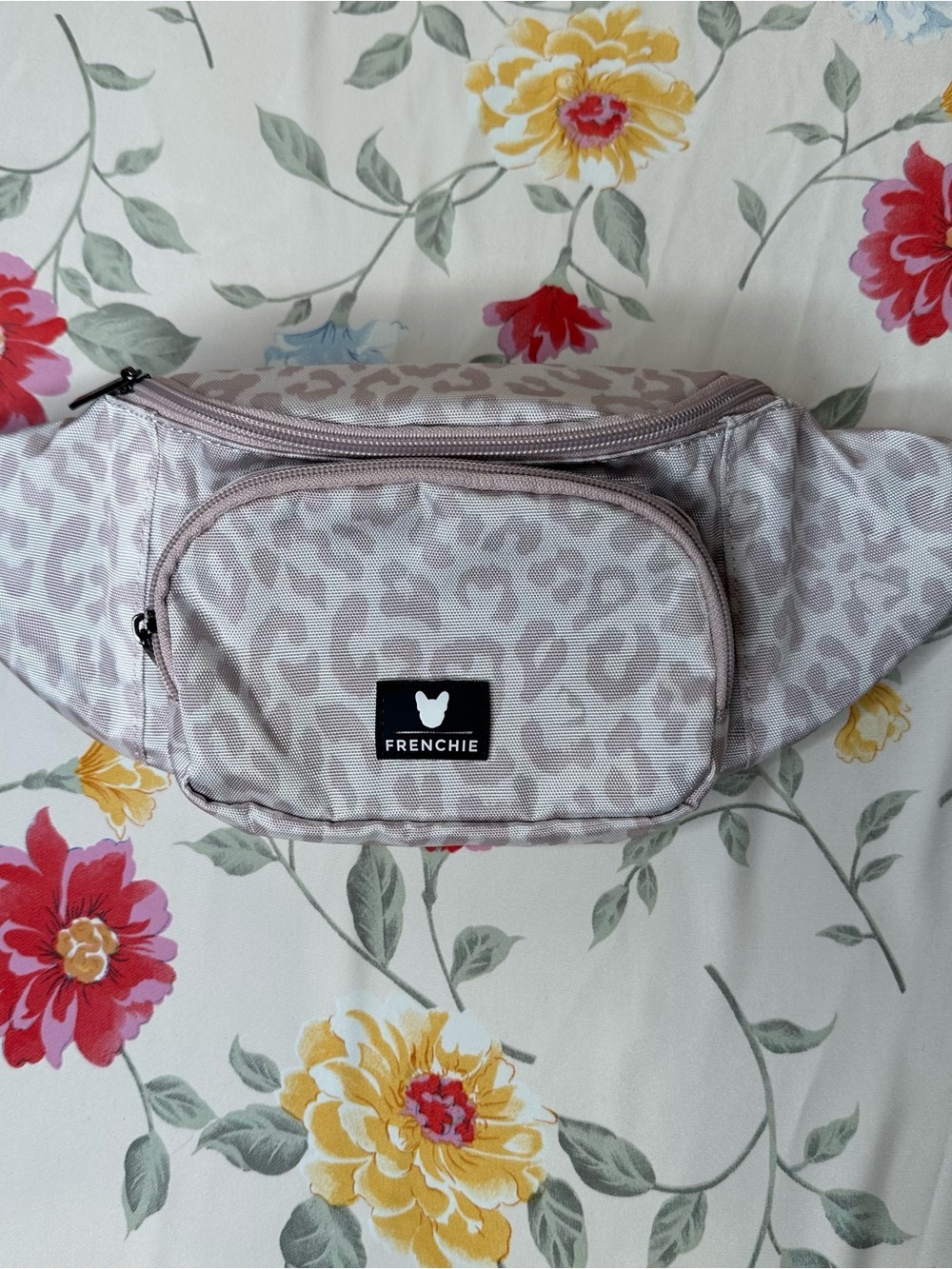 FRENCHIE |  Pink Leopard Print Waist Bag | Good Condition